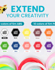 Filament Refill - 100m (328 ft) - 10 Colors